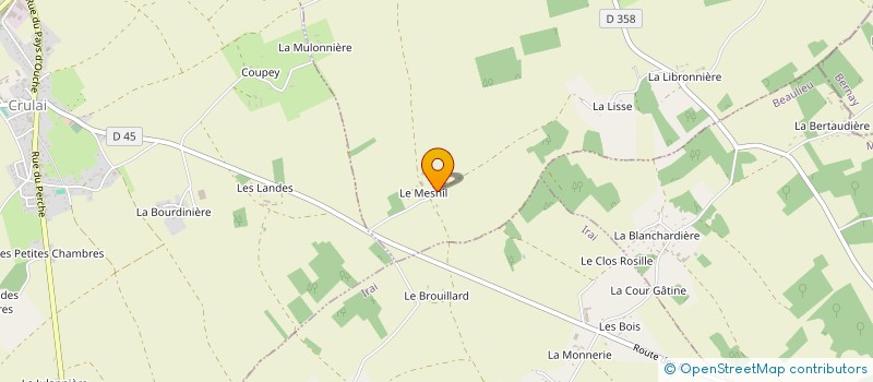 localisation de l'entreprise MADAME THERESE DUTHEIL à CRULAI