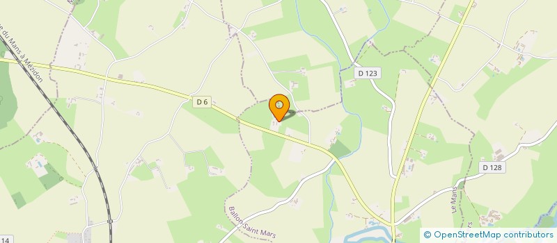 localisation de l'entreprise MADAME THERESE EVRARD  BALLON-SAINT MARS