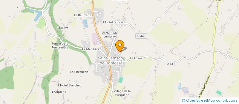 localisation de l'entreprise MADAME THERESE FAY à CANISY