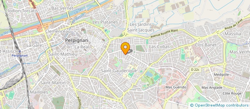 localisation de l'entreprise MADAME THERESE FERRER  PERPIGNAN