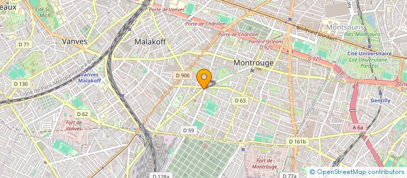 localisation de l'entreprise MADAME THERESE FIATTE à MONTROUGE