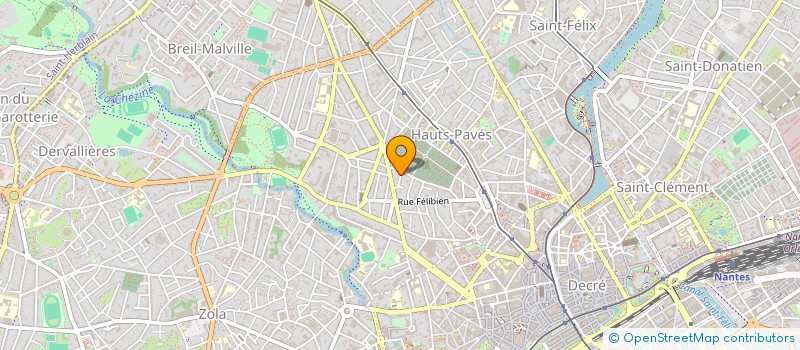 localisation de l'entreprise MADAME THERESE FONTENEAU à NANTES