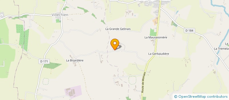 localisation de l'entreprise MADAME THERESE FOSSARD  ROMAGNY FONTENAY