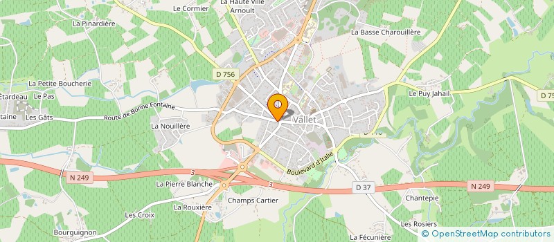 localisation de l'entreprise MADAME THERESE FROON à LE PALLET