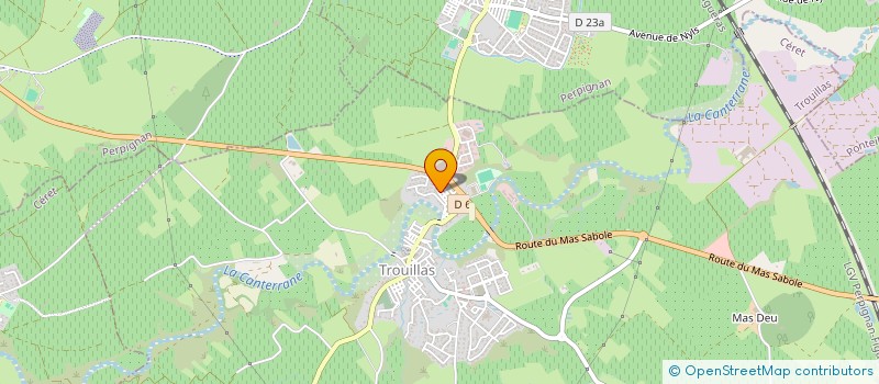 localisation de l'entreprise MADAME THERESE GARRIGOLAS  TROUILLAS