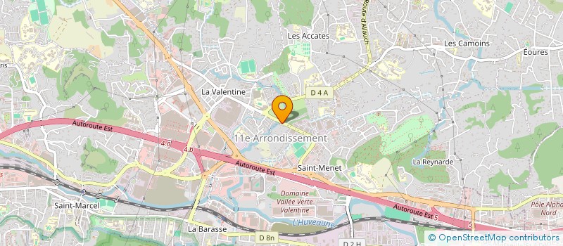 localisation de l'entreprise MADAME THERESE GASTAUD  MARSEILLE