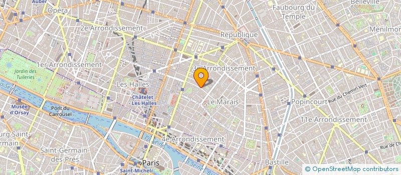 localisation de l'entreprise MADAME THERESE GAUTREAU  PARIS