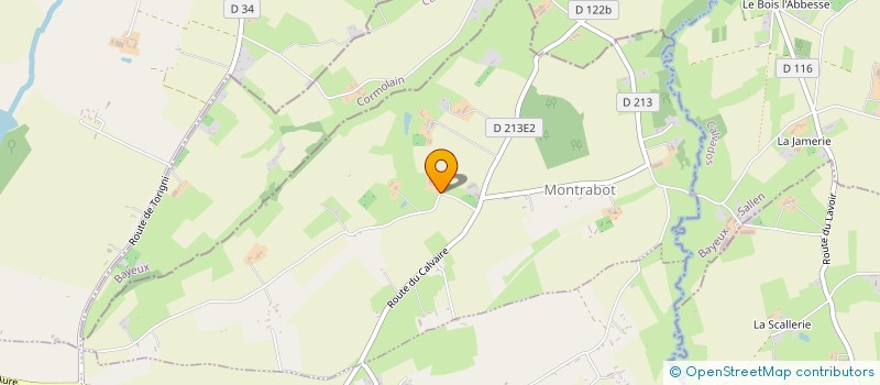 localisation de l'entreprise MADAME THERESE GENNEVIEVE  MONTRABOT