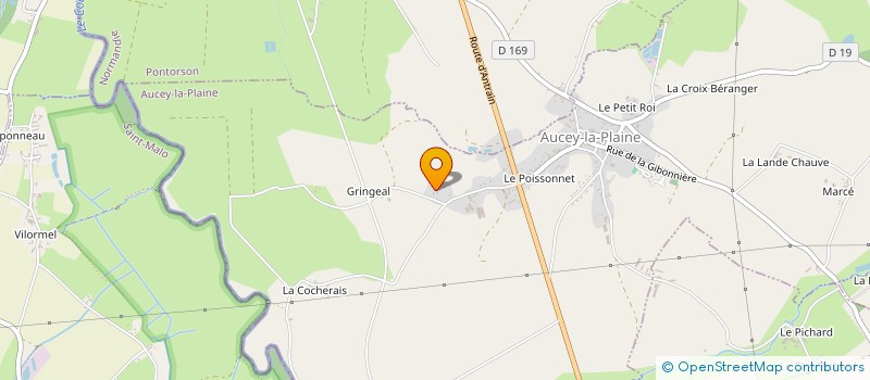 localisation de l'entreprise MADAME THERESE GEORGES  AUCEY-LA-PLAINE