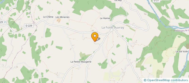 localisation de l'entreprise MADAME THERESE GILAIN à PUTANGES-LE-LAC