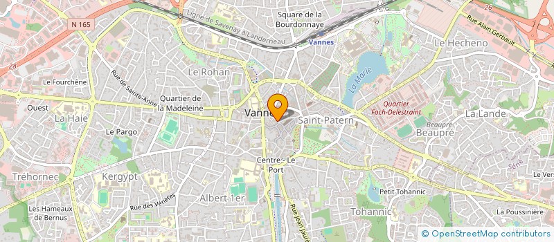 localisation de l'entreprise MADAME THERESE GILLOUARD à VANNES