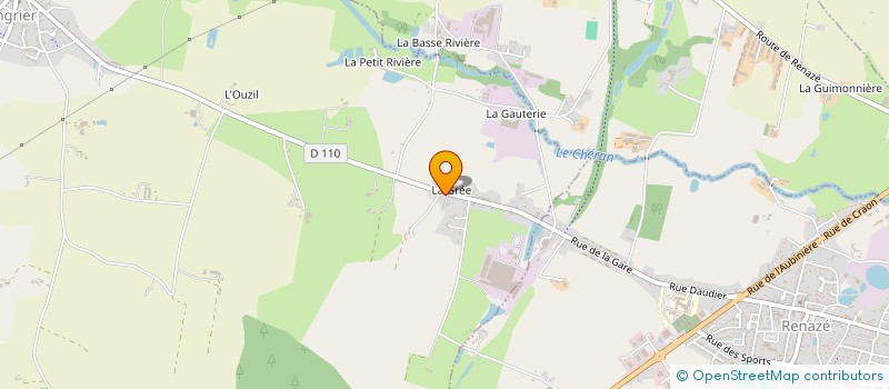 localisation de l'entreprise MADAME THERESE GIRET  LA SELLE-CRAONNAISE