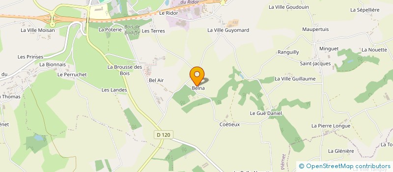 localisation de l'entreprise MADAME THERESE GLORY  PLEMET