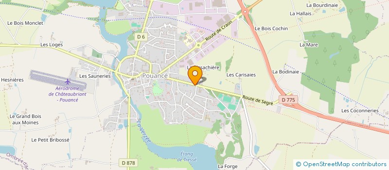 localisation de l'entreprise MADAME THERESE GOHIER à OMBREE D'ANJOU