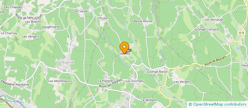 localisation de l'entreprise MADAME THERESE GONIN à REGNIE DURETTE