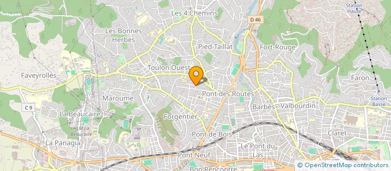 localisation de l'entreprise MADAME THERESE GONZALEZ à TOULON