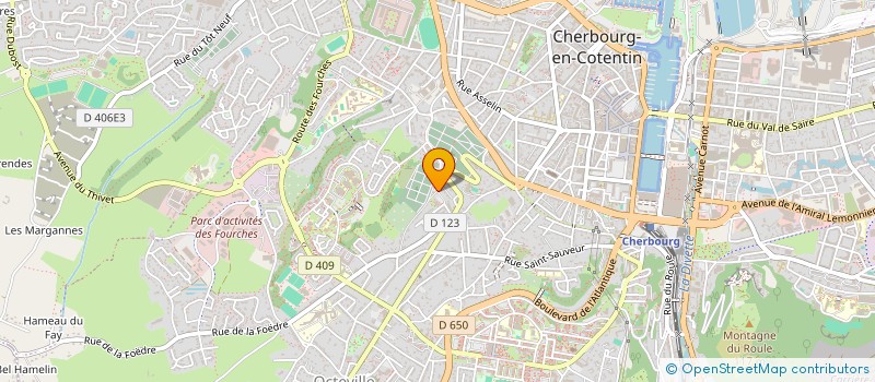 localisation de l'entreprise MADAME THERESE GOSSELIN à CHERBOURG-EN-COTENTIN