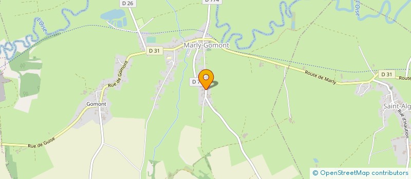 localisation de l'entreprise MADAME THERESE GOSSET à MARLY-GOMONT