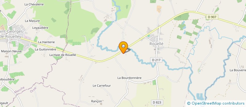 localisation de l'entreprise MADAME THERESE GOUAULT à DOMFRONT-EN-POIRAIE
