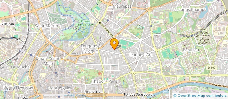 localisation de l'entreprise MADAME THERESE GOUELLEU  RENNES