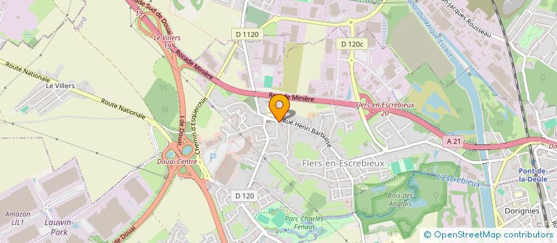 localisation de l'entreprise MADAME THERESE GRAMMONT  FLERS-EN-ESCREBIEUX