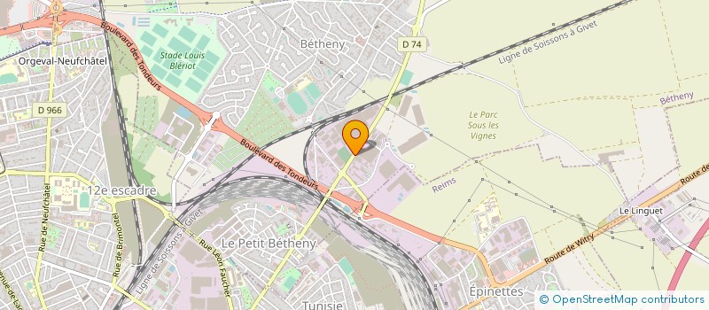 localisation de l'entreprise MADAME THERESE GRAMMONT  BETHENY