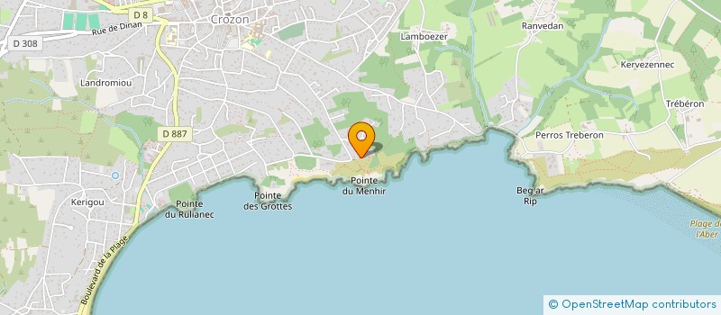 localisation de l'entreprise MADAME THERESE GRENIER  CROZON