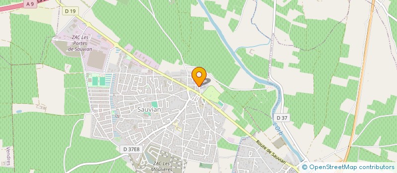 localisation de l'entreprise MADAME THERESE GRIMALTOS  SAUVIAN