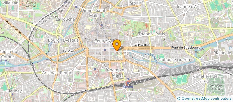 localisation de l'entreprise MADAME THERESE GRIMAULT  RENNES