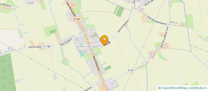 localisation de l'entreprise MADAME THERESE GRIMMONPREZ  VIEUX-BERQUIN