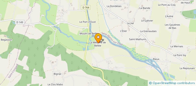 localisation de l'entreprise MADAME THERESE GUERRIER à SAINT-CONGARD
