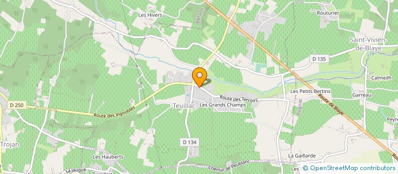 localisation de l'entreprise MADAME THERESE HEIJDEMANN  TEUILLAC