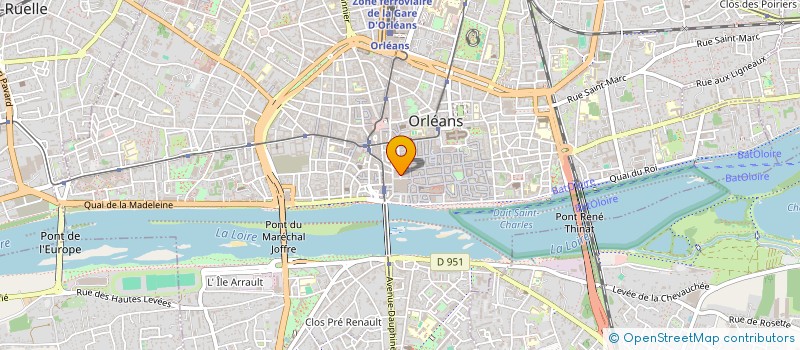 localisation de l'entreprise MADAME THERESE HERNANDEZ  ORLEANS