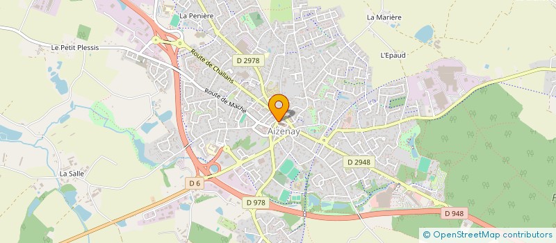 localisation de l'entreprise MADAME THERESE HILLAIRITEAU  AIZENAY