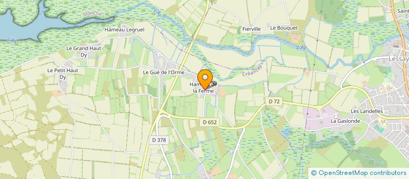 localisation de l'entreprise MADAME THERESE HOUELLEBECQ  CREANCES