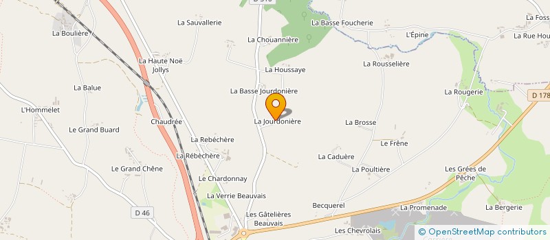 localisation de l'entreprise MADAME THERESE HOUSSAIS à EANCE