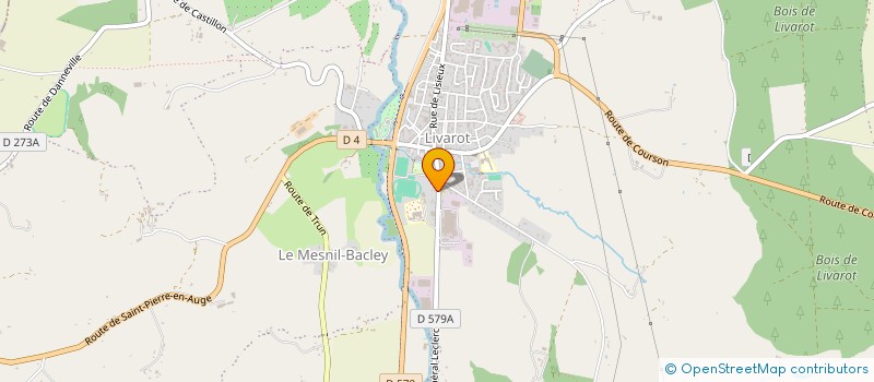 localisation de l'entreprise MADAME THERESE HUET à LIVAROT-PAYS-D'AUGE