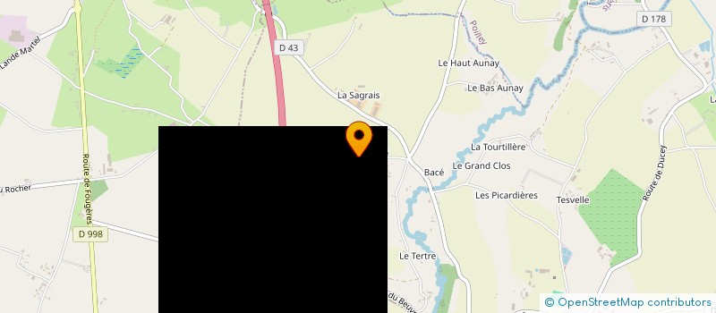 localisation de l'entreprise MADAME THERESE HULIN à SAINT-AUBIN-DE-TERREGATTE