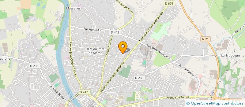 localisation de l'entreprise MADAME THERESE HUVELIN  VILLENEUVE-SUR-LOT