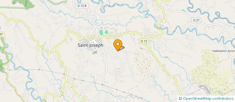 localisation de l'entreprise MADAME THERESE JACQUA  SAINT-JOSEPH