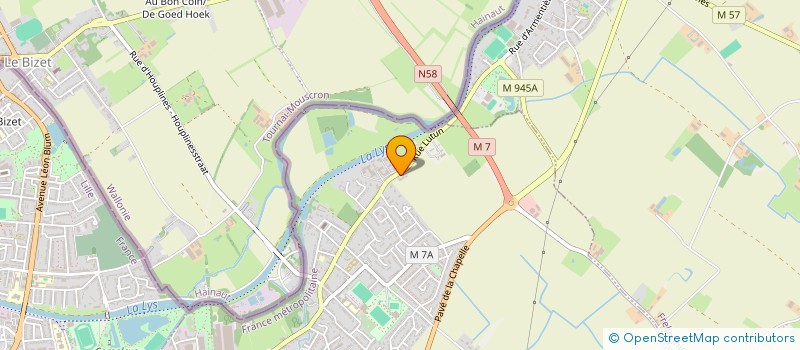 localisation de l'entreprise MADAME THERESE JANSSEN BENNYNCK  HOUPLINES