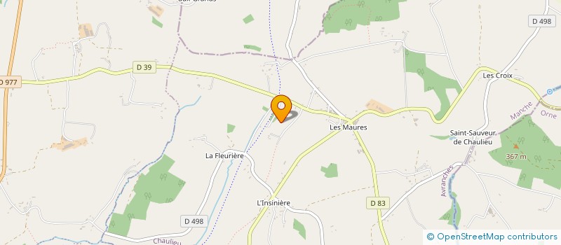 localisation de l'entreprise MADAME THERESE JARRY à SOURDEVAL