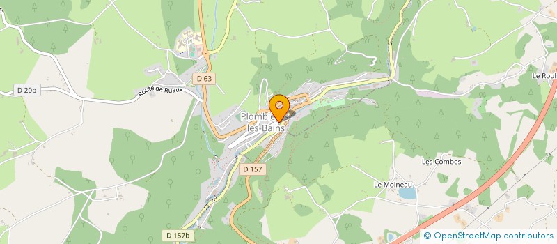 localisation de l'entreprise MADAME THERESE KASTENER à PLOMBIERES-LES-BAINS