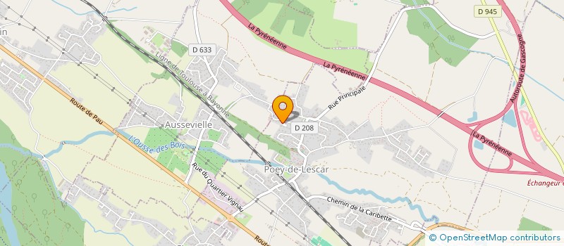 localisation de l'entreprise MADAME THERESE LABORDE TOUNEDOU  DENGUIN