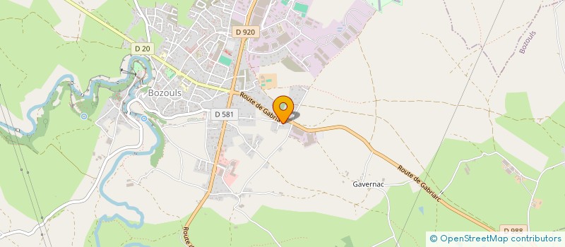 localisation de l'entreprise MADAME THERESE LACAZE  BOZOULS