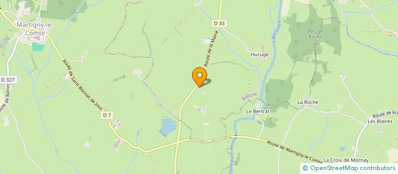 localisation de l'entreprise MADAME THERESE LAGROST  BEAUBERY