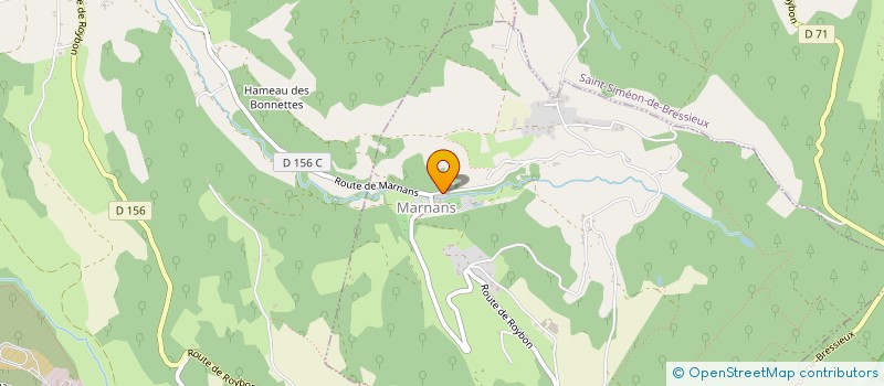 localisation de l'entreprise MADAME THERESE LAMY  MARNANS