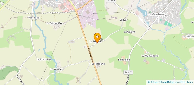 localisation de l'entreprise MADAME THERESE LAUNAY  MONTENAY