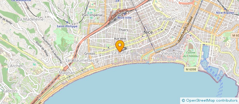 localisation de l'entreprise MADAME THERESE LE BAYON à NICE