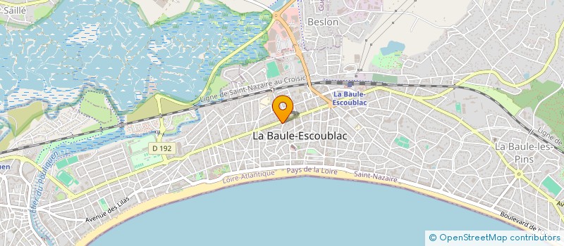 localisation de l'entreprise MADAME THERESE LE GENDRE à LA BAULE-ESCOUBLAC